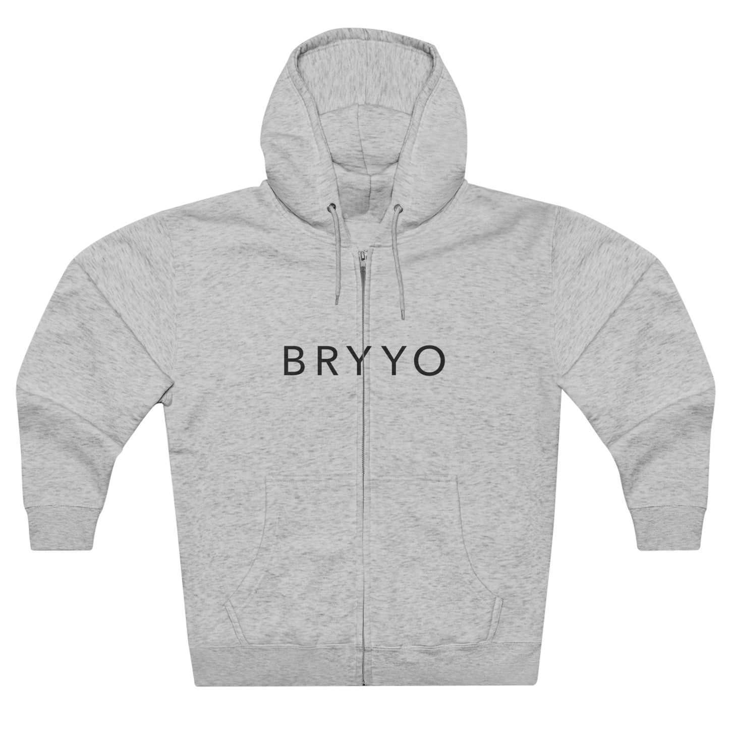 Bryyo Logo - Heather Grey Hoodie